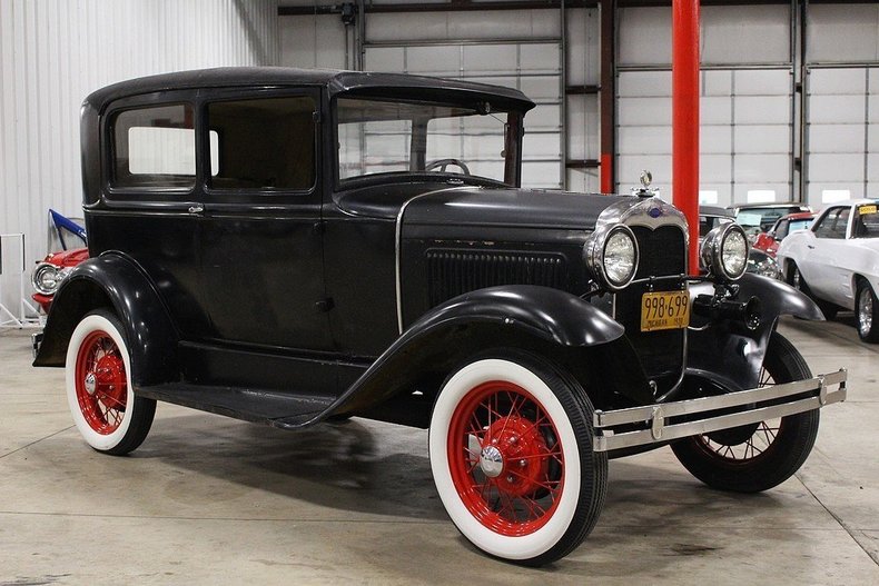 1930 Ford Model A 85618 Miles Black Coupe 201ci Inline 4