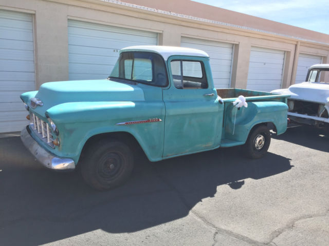 1955 Chevy 1/2 Ton Shortbed Pickup, Great Project, No Reserve!!!!!