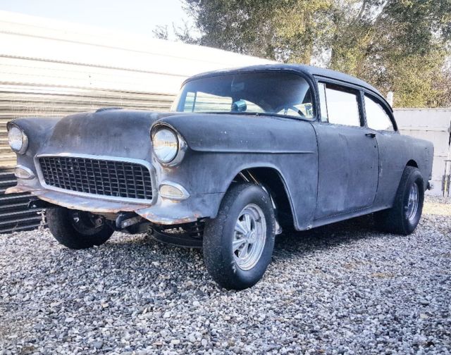 1955 Chevy 2 Door Post Two Lane Blacktop Gasser Survivor An