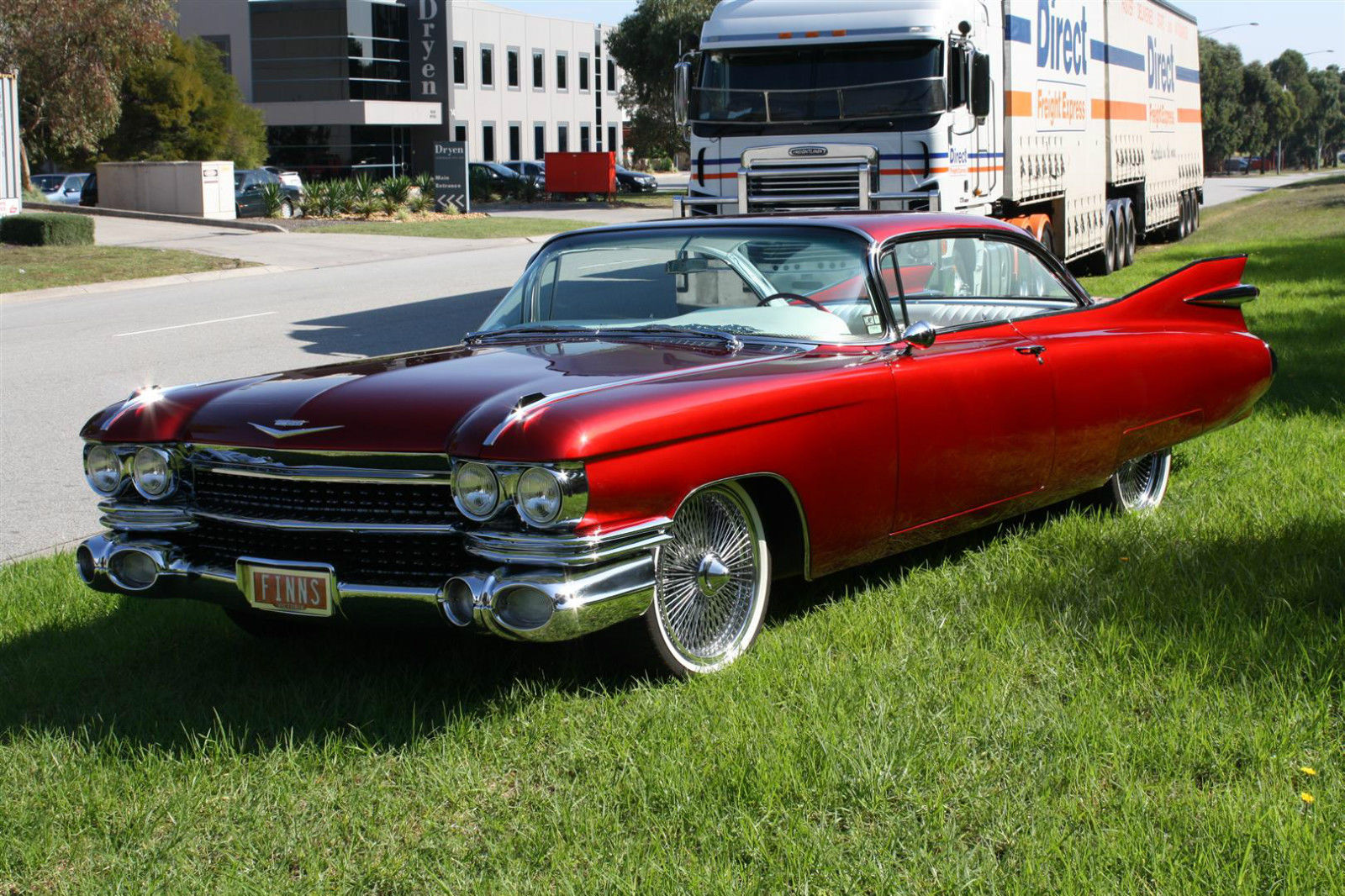 1959 Cadillac Series 62 Coupe Deville Candy Red Custom Built Show Car