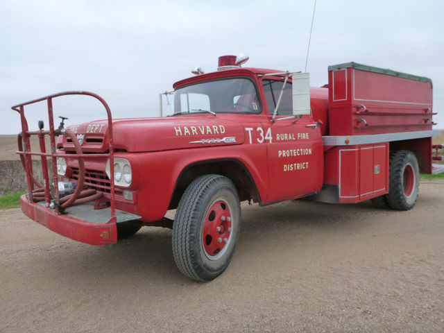 Ford f Fire Truck