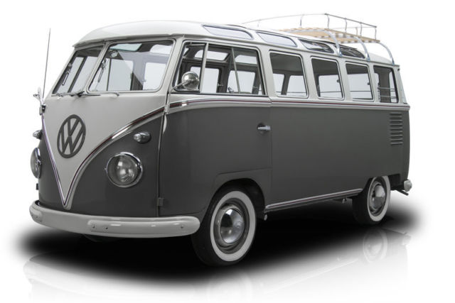 1960 Volkswagen Kombi 23 Window Bus 63,550 Miles Mouse Grey Station ...