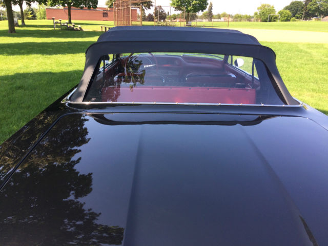 1963 Chevrolet Impala Ss Convertible Black On Red Interior