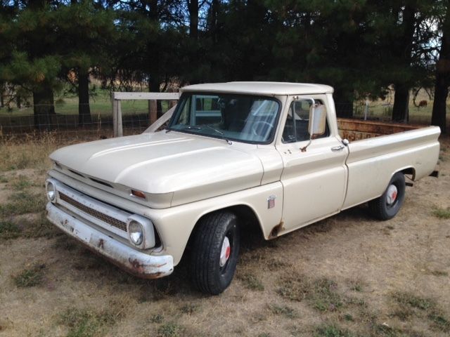 1964 chevy pickup truck c10 fleetside long bed survivor barn find vintage