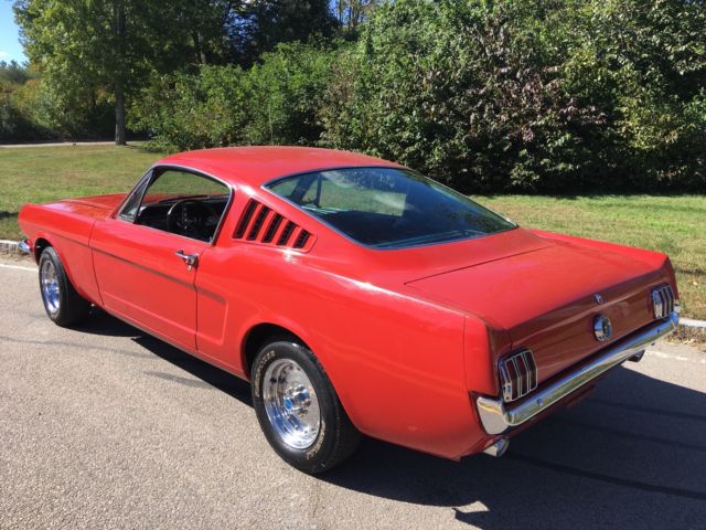 1965 Ford Mustang 2 2 Fastback 289 Automatic Rangoon Red