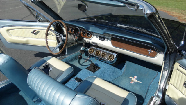 1965 Ford Mustang Convertible W Pony Interior A Code 289