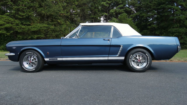 1965 Ford Mustang Convertible W Pony Interior A Code 289