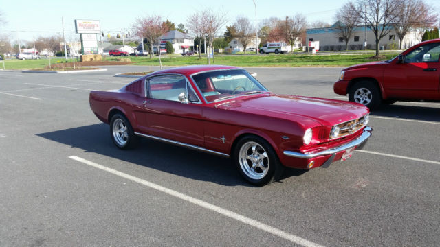 1965 Mustang Fastback 2 2 White Interior A C Disc Brakes