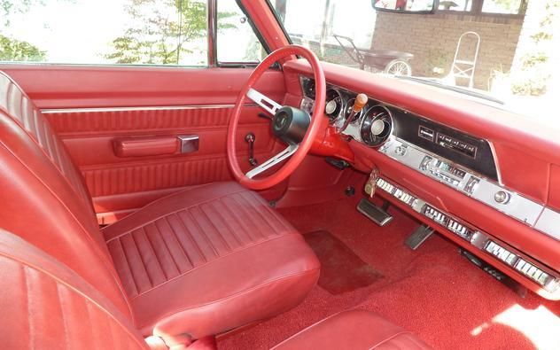 1968 Base Plymouth Barracuda Fastback Gold Red Interior New