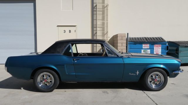 1968 Ford Mustang 302 J Code California Car New Paint