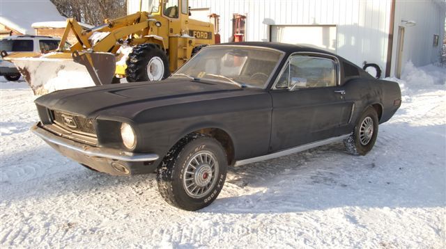 1968 Mustang J Code Fastback 4 Speed Deluxe Interior Upper