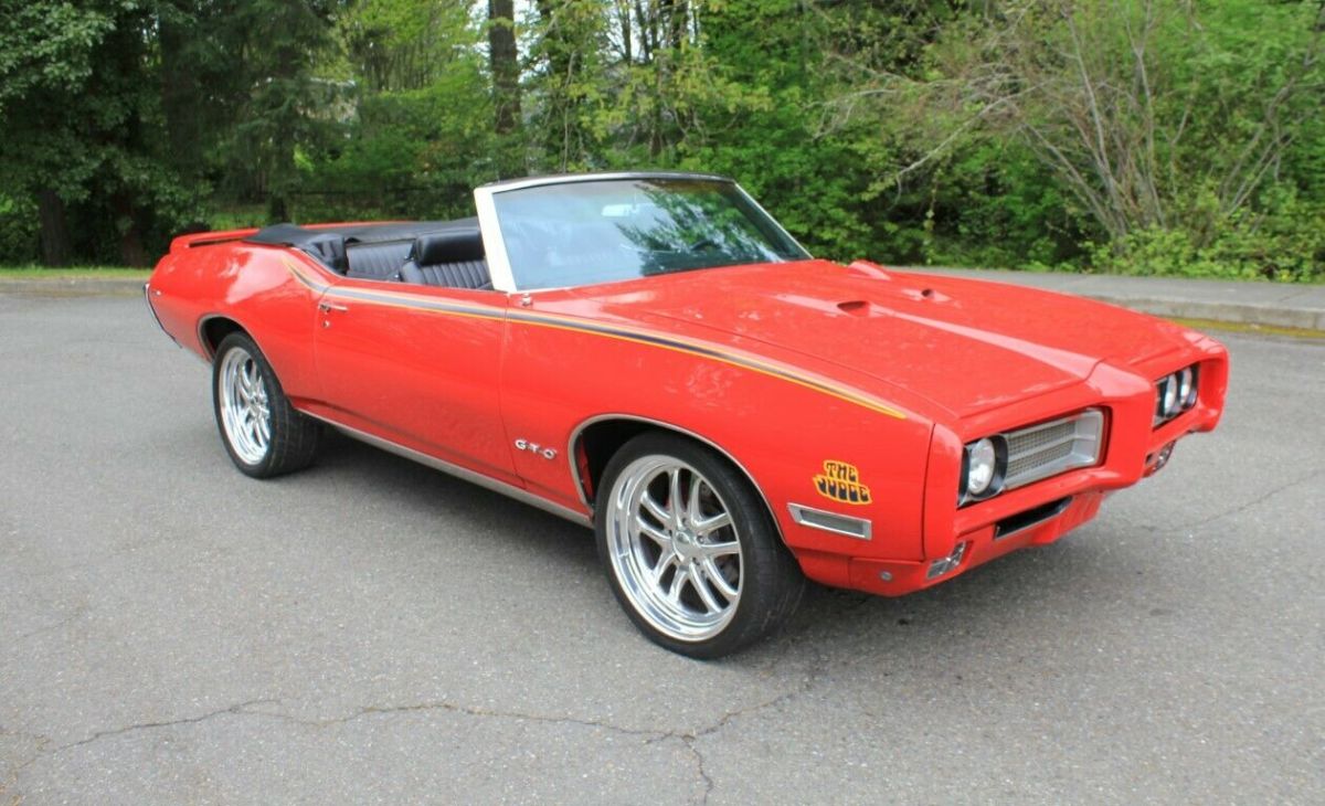 1969 Pontiac Gto Restomod Convertible Judge Tribute Restored Documented 