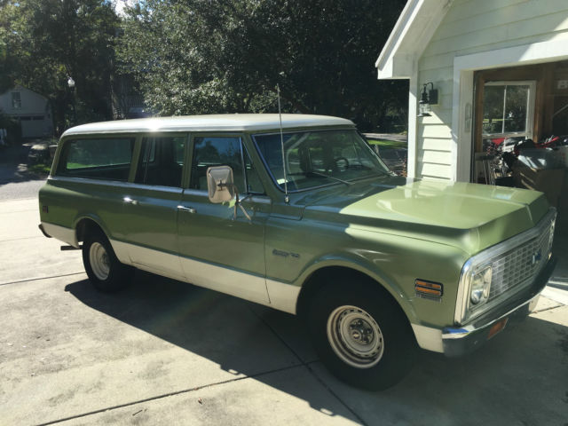 1972 Chevrolet C10 Deluxe Carryall Suburban Suv 3 Door 5 7l V8