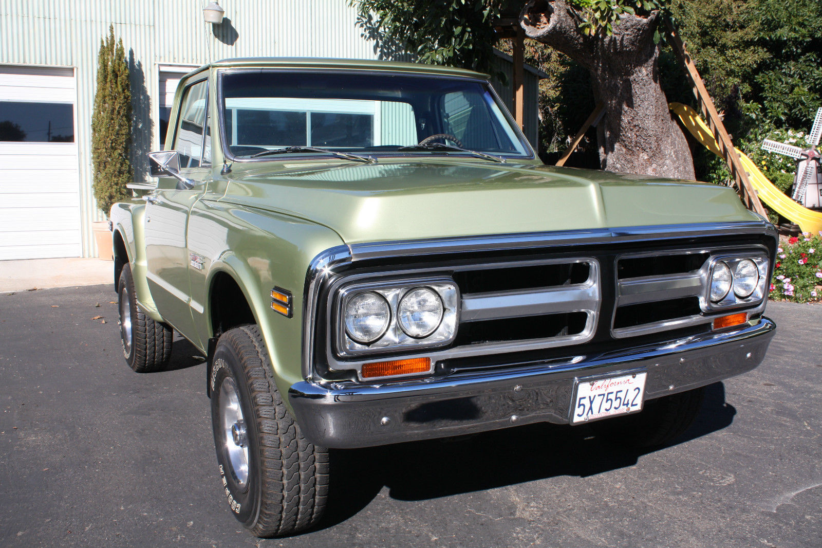 1972 GMC, CHEVY, K 10, SHORT BED, STEP SIDE, 4x4, 4 SPEED ...