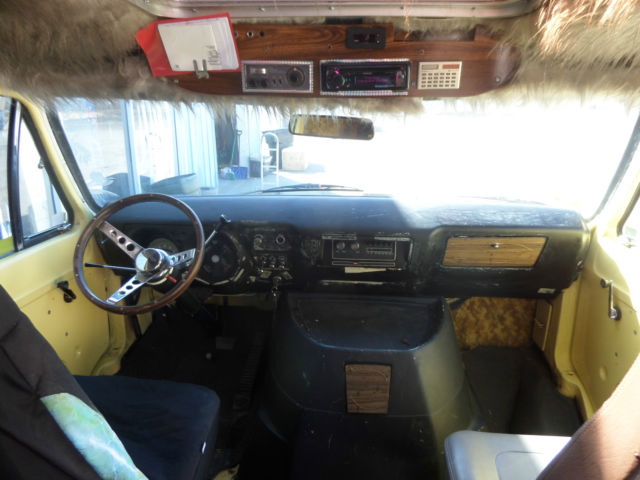 1975 Dodge Tradesman 100 Van Custom Hippy Shaggin Wagon
