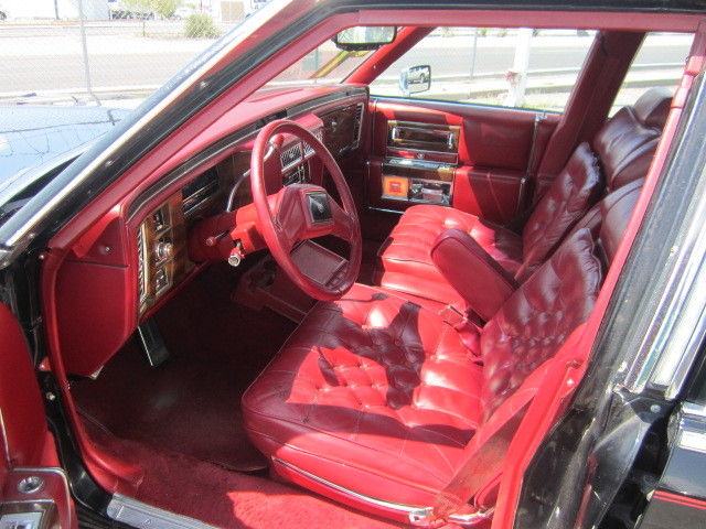 1987 Cadillac Fleetwood D Elegance 4dr Black With Red Interior