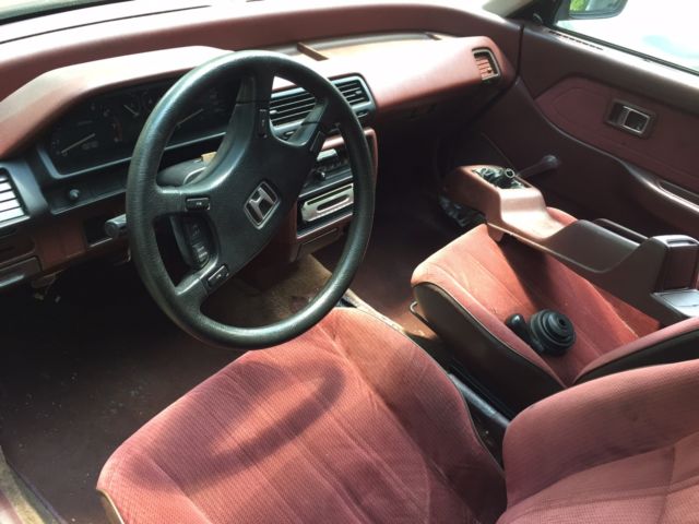 1988 Honda Civic Sedan Dx Shell Complete Interior No Motor