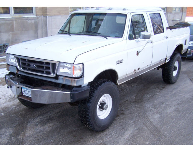 1989 Ford Cummins 12 Diesel Crew Cab Bronco F350 4 Door