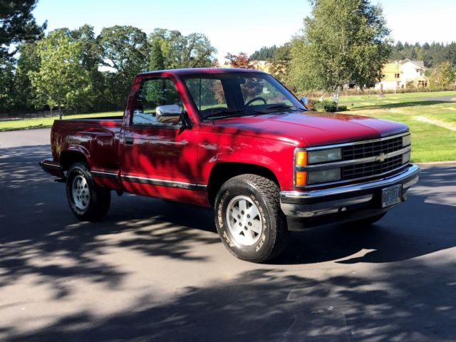 Chevrolet Silverado к1500 красно черная