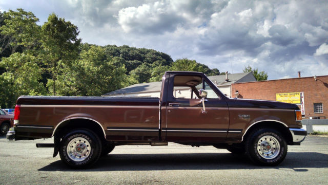 1990 Ford F 150 Xlt Lariat Rare 79k Miles Factory 351w Long Bed 2wd Regcab