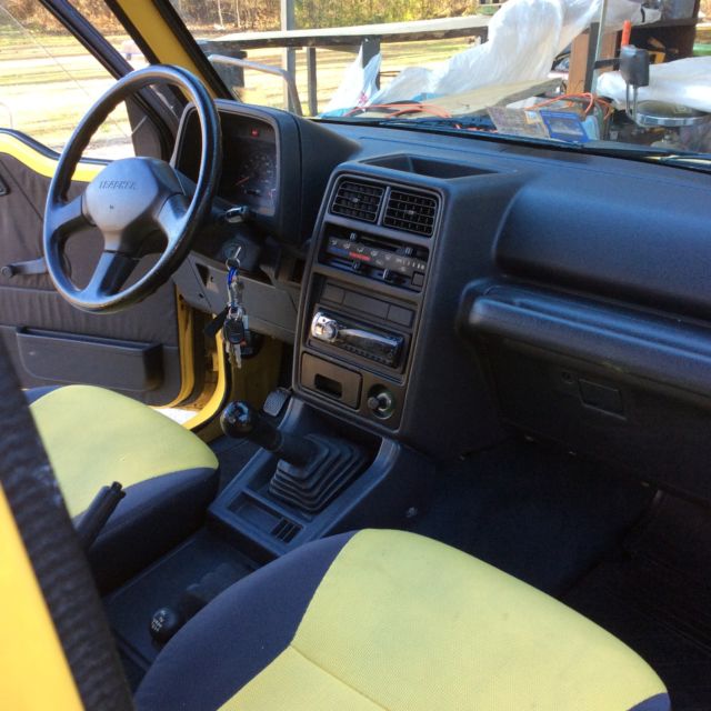 1992 Convertible Geo Tracker 4 Wd Yellow With Yellow Black