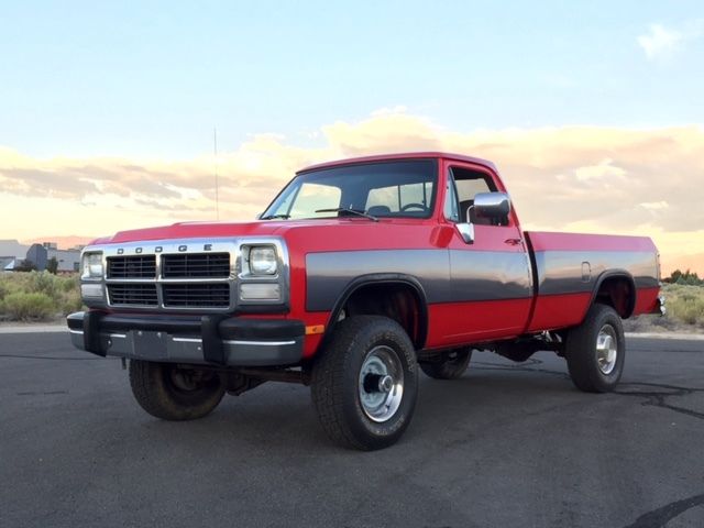 1993 Dodge Ram W250 4x4 No Reserve Must See 4wd 12-valve 5.9l Diesel