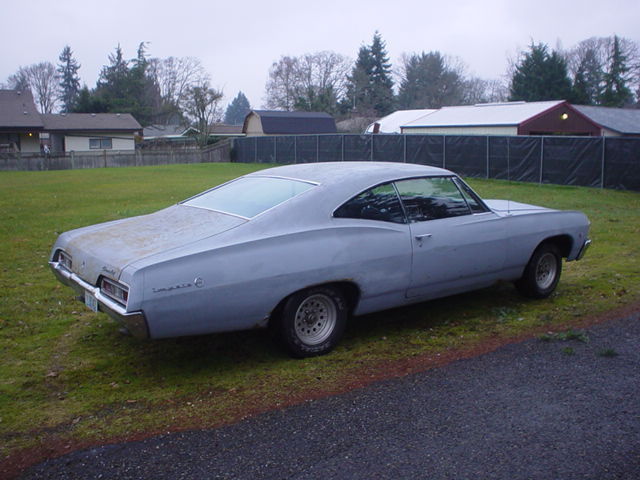 67 Chevy Impala 2 Door Hardtop Fastback High Performance