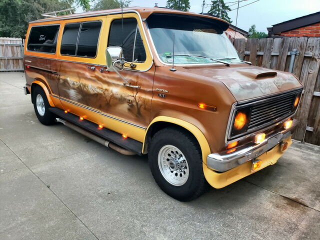 70s 76 E250 Ford Econoline Van 3/4 ton vintage custom shag