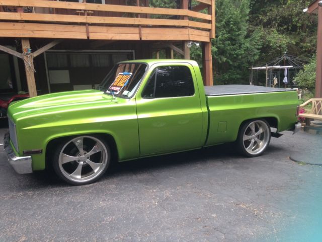 81 Chevy C10 Lowered Shaved 350 4 Bolt New Everything Mint