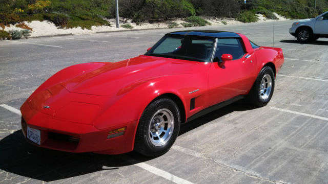 Corvette Red With Black Leather Interior No Reserve