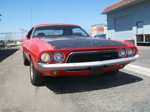 Dodge Challenger Original Red Black Interior California Car