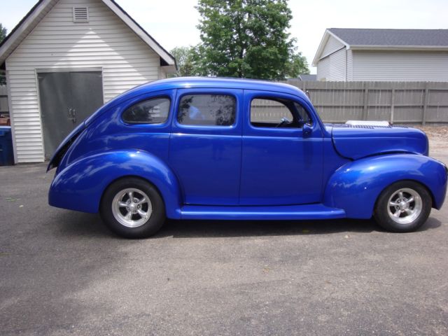 Rare 1939 Ford 4 Door Deluxe Slant Back Sedan Hot Rod