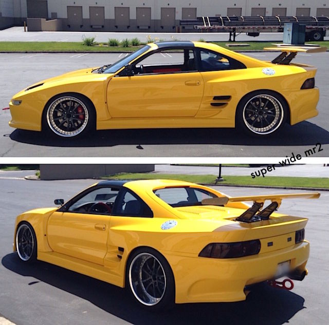 Super Widebody Toyota 92 MR2 Turbo Modified Wide Showcar. 