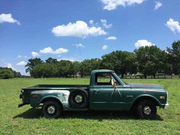 Green 1970 Chevrolet C-10 Standard Cab Pickup with Green interior
