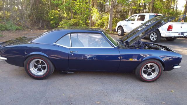 Blue 1968 Chevrolet Camaro Coupe with Black interior