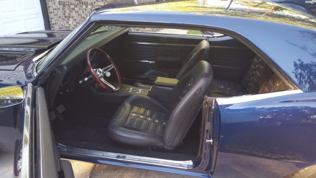 Blue 1968 Chevrolet Camaro Coupe with Black interior