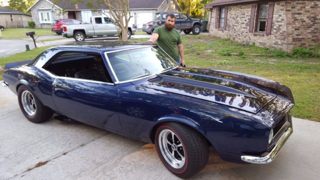 Blue 1968 Chevrolet Camaro Coupe with Black interior