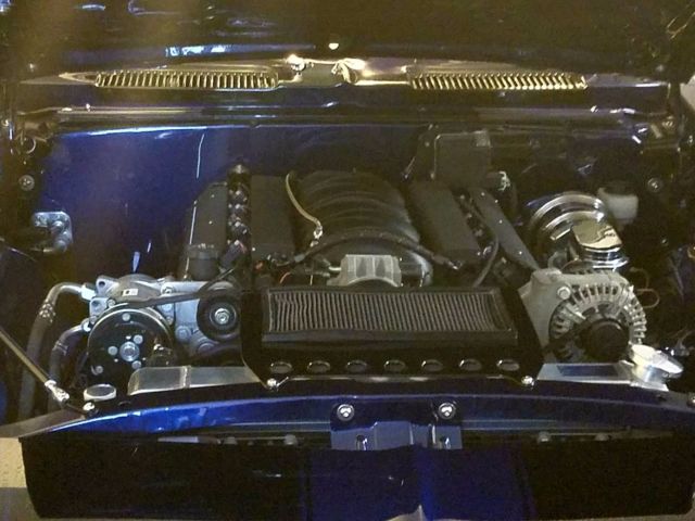 Blue 1968 Chevrolet Camaro Coupe with Black interior