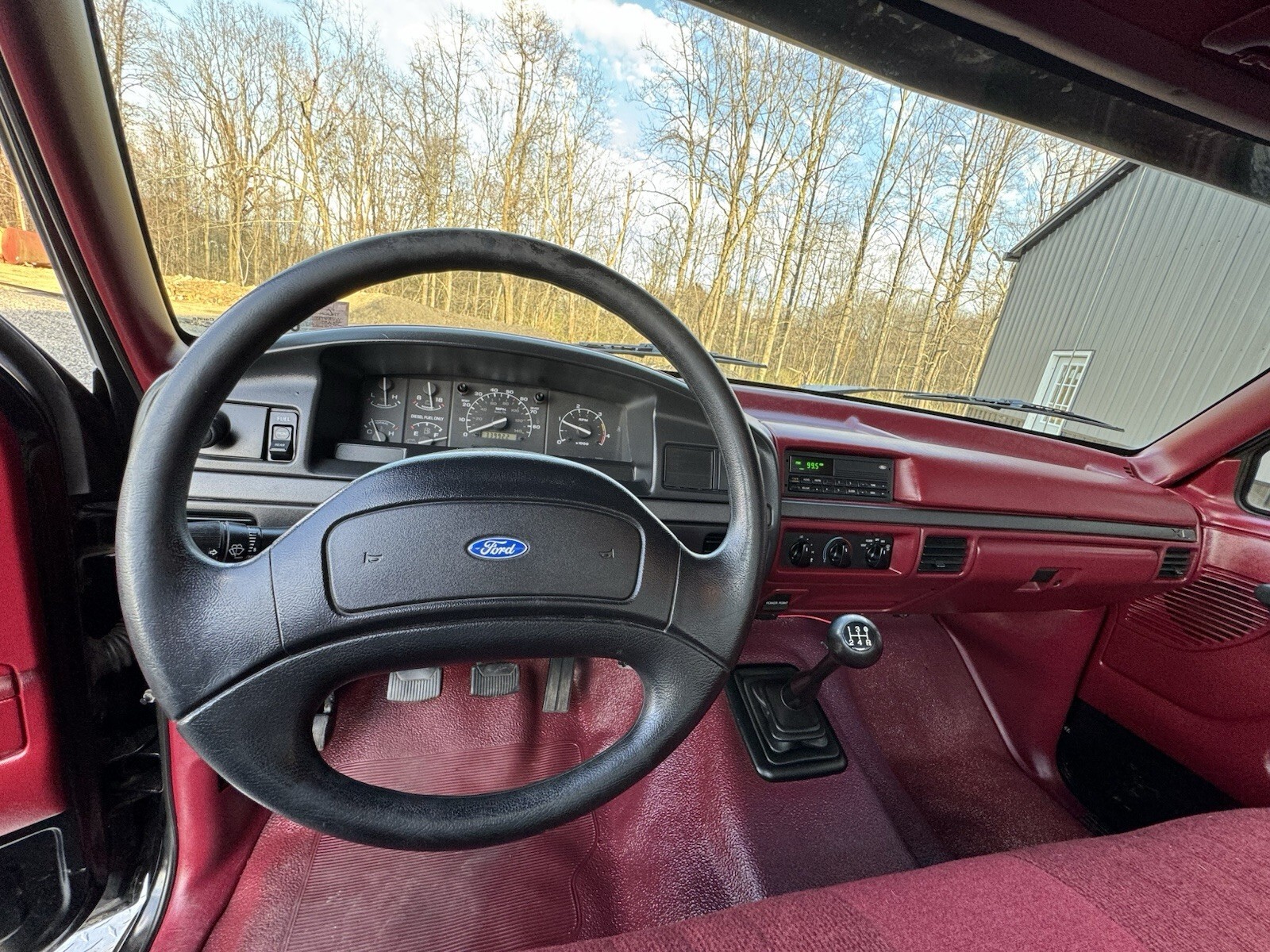 Red 1994 Ford Other Standard Cab Pickup with Red interior