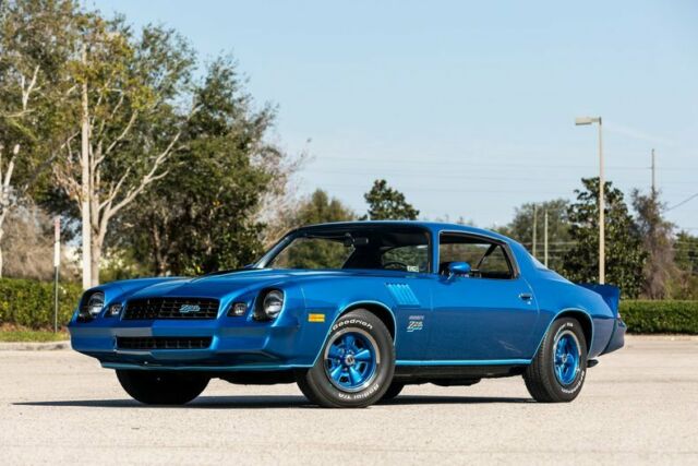 Blue 1978 Chevrolet Camaro Coupe with Black interior