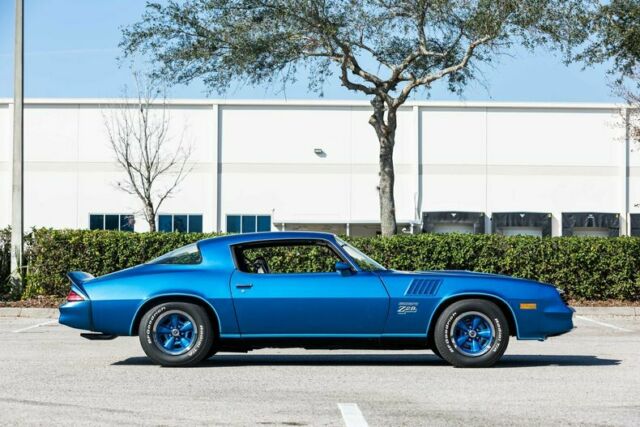 Blue 1978 Chevrolet Camaro Coupe with Black interior