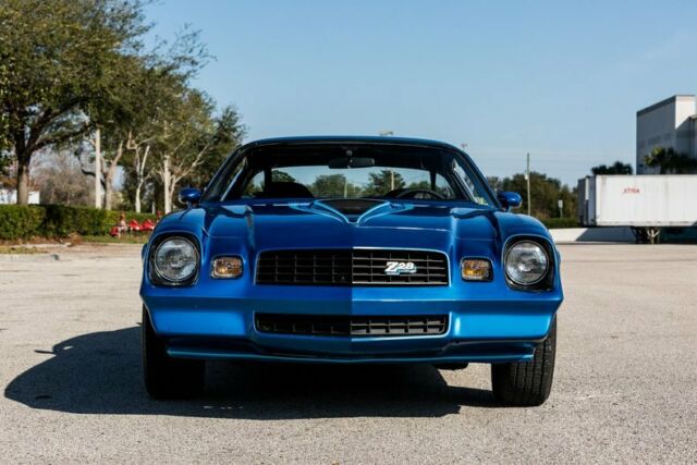 Blue 1978 Chevrolet Camaro Coupe with Black interior