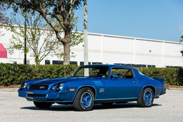 Blue 1978 Chevrolet Camaro Coupe with Black interior