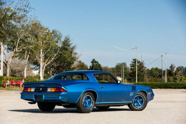 Blue 1978 Chevrolet Camaro Coupe with Black interior