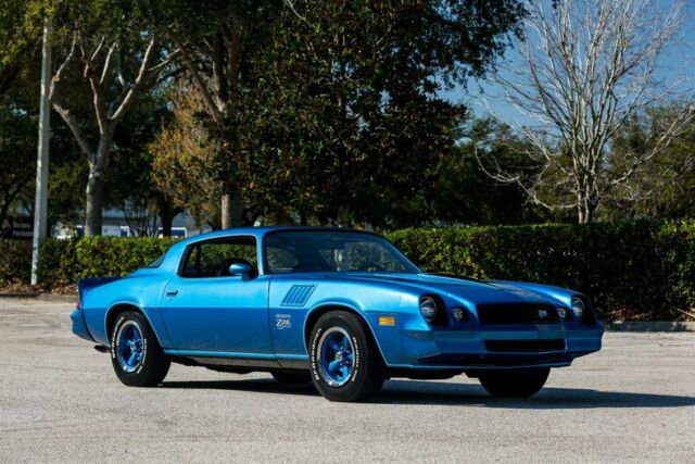 Blue 1978 Chevrolet Camaro Coupe with Black interior