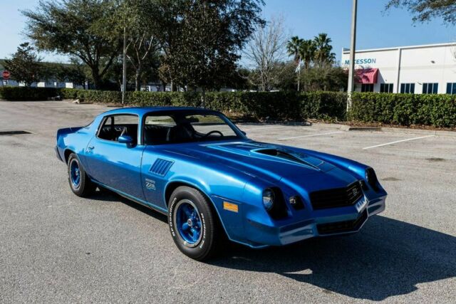 Blue 1978 Chevrolet Camaro Coupe with Black interior