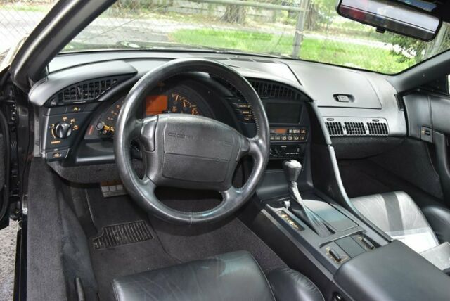 Black 1992 Chevrolet Corvette Convertible with Black interior