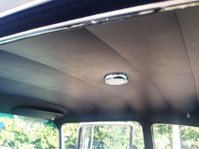Black/Silver 1957 Chevrolet Bel Air/150/210 Sedan with Black interior