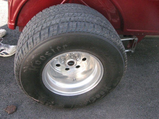 red 1930 Ford Model A Coupe with Tan interior