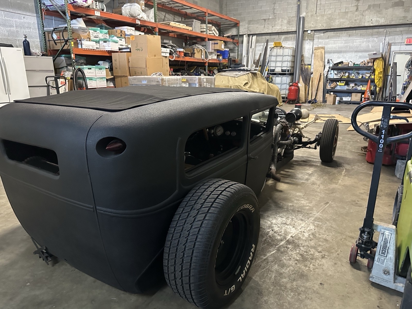 Black 1931 Ford Model A Coupe